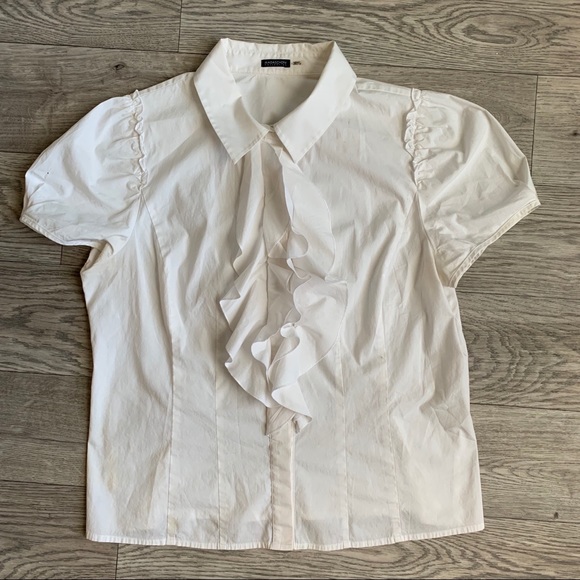 White vintage blouse - Picture 1 of 7